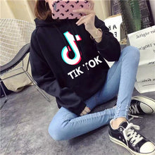 Load image into Gallery viewer, EFIRFAN Moleton Feminino Felpa Donna Tik Tok Hoodie Survetement Femme Oversized Sweatshirt Womens Hooded Hoodies Moletom Cropped