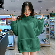 Load image into Gallery viewer, Tracksuit Solid Hoodies Loose Autumn Women Sweatshirts Jumper Long Sleeve Pullover Female   Thickening 2019 All Match Korea New