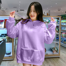 Load image into Gallery viewer, Tracksuit Solid Hoodies Loose Autumn Women Sweatshirts Jumper Long Sleeve Pullover Female   Thickening 2019 All Match Korea New