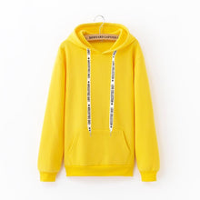 Load image into Gallery viewer, 2019 New Social Harajuku Hoodies For Girls Solid Color Hooded Tops Women's Sweatshirt Long-sleeved Winter Velvet Thickening Coat